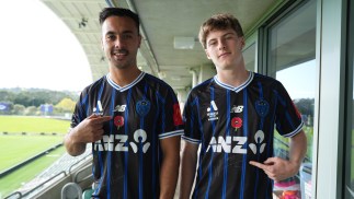 Auckland FC match-worn poppy shirts up for auction in support of veterans 