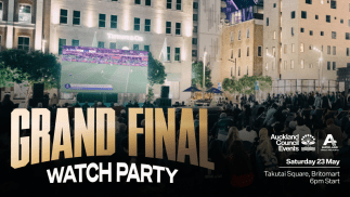 Join us at Takutai Square for the Grand Final Watch Party