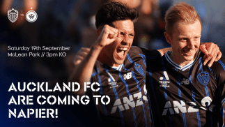 Champions coming to Napier: Auckland FC to play first-ever game at McLean Park