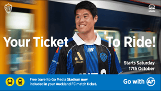 Back of the Net: Auckland FC Ticket Holders to Enjoy Free Public Transport to All AFC Games